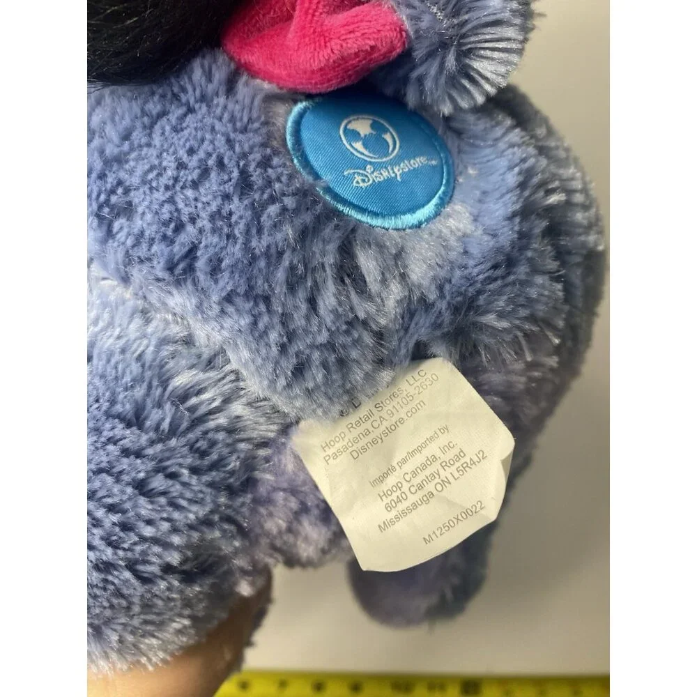 Disney‎ Store Eeyore Christmas Sparkle Hat Scarf Stuffed Animal Plush 14” W/ Tag